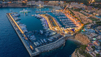Port Adriano Aerial View